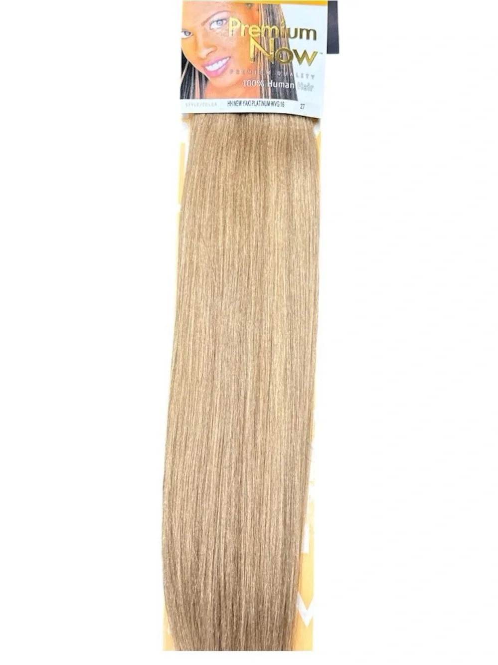 Straight Human Hair Weave - Blonde